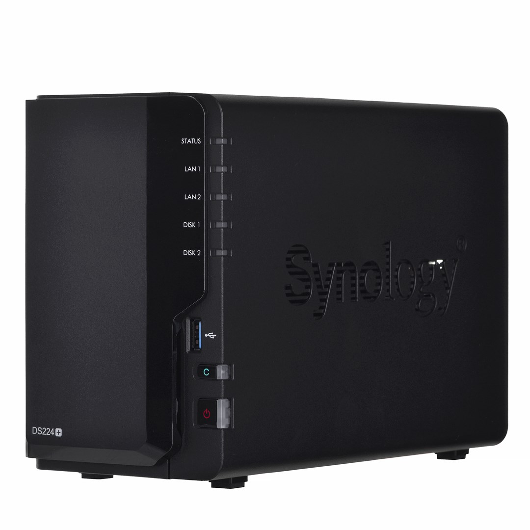 Synology DiskStation DS224+ NAS/storage server Desktop Intel® Celeron® J4125 2 GB DDR4 0 TB Black