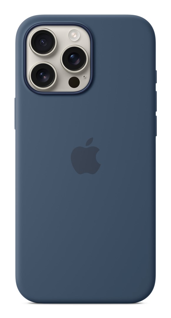 Apple IPhone 16 Pro Max Silicone Case With MagSafe - Denim
