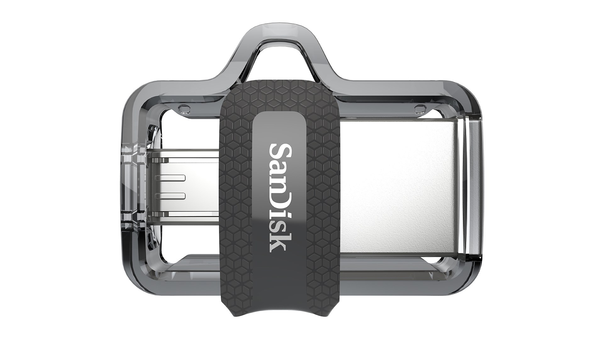 SanDisk Ultra Dual m3.0 USB flash drive 256 GB USB Type-A / Micro-USB 3.2 Gen 1 (3.1 Gen 1) Black, Silver, Transparent