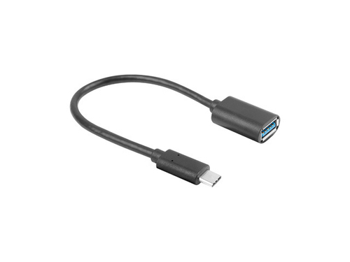 Lanberg AD-UC-UA-04 USB cable USB 3.2 Gen 1 (3.1 Gen 1) 0.15 m USB A USB C 5 Gbit/s Black