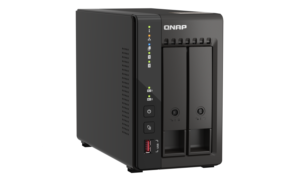 QNAP QVP-21C NAS/storage server Tower Intel® Celeron® J6412 8 GB DDR4 0 TB QVR Pro Black