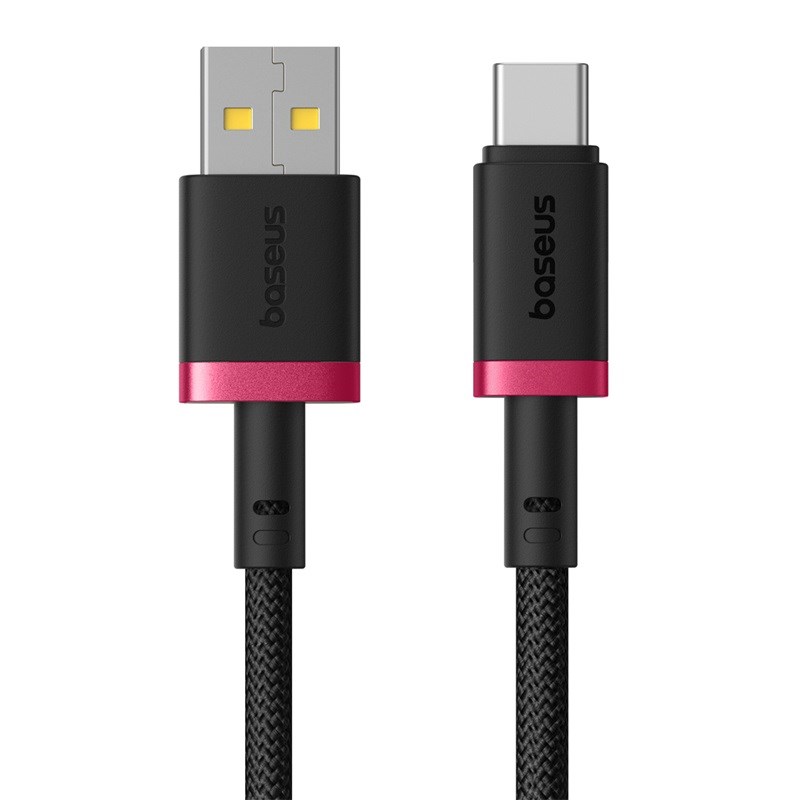 Baseus Dura USB-A To USB-C Cable 60W 2m Black Red
