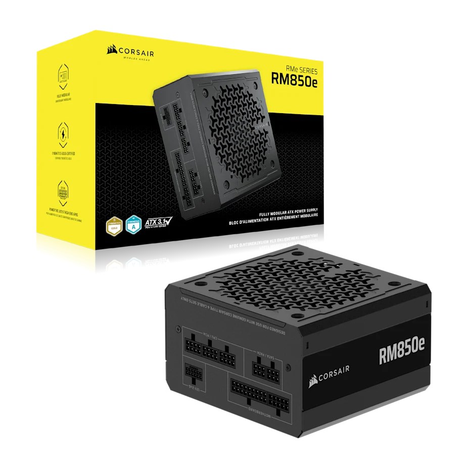 Corsair RMe Series RM850e power supply unit 850 W 24-pin ATX ATX Black