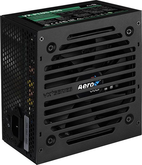 Aerocool VX PLUS 600 power supply unit 600 W 20+4 pin ATX ATX Black