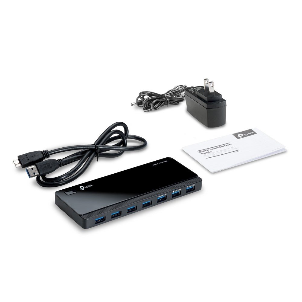TP-Link UH700 USB 3.2 Gen 1 (3.1 Gen 1) Micro-B 5000 Mbit/s Black