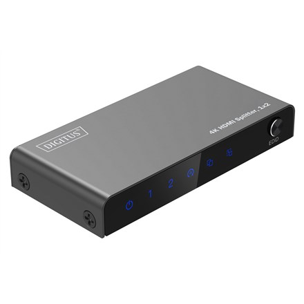 DIGITUS HDMI Splitter 1x2 4K/60Hz HDCP 2.3 EDID Control