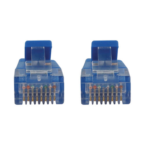 Tripp Lite N261-010-BL Cat6a 10G Snagless Molded UTP Ethernet Cable (RJ45 M/M), PoE, Blue, 10 ft. (3.1 m)