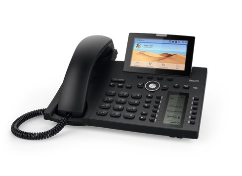 Snom D385 IP Phone - Bluetooth Enabled, High-Resolution Display