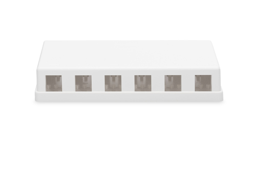 Consolidation-Point Box for 6x Keystone Jacks