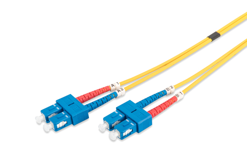 Fiber Optic Singlemode Patch Cord, SC / SC