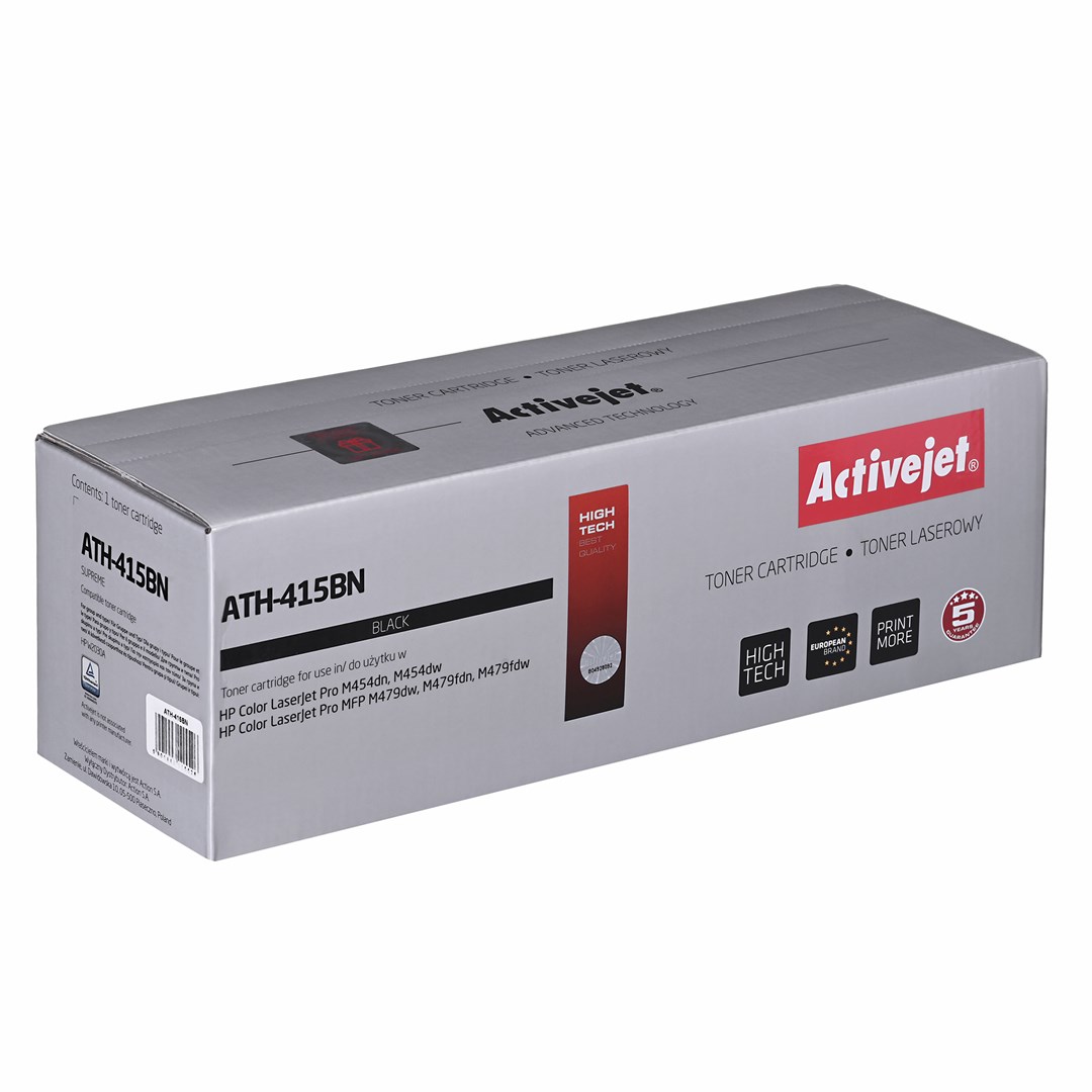 Activejet Toner ATH-415BNX (replacement HP 415X W2030X; Supreme; 7500 pages; black)