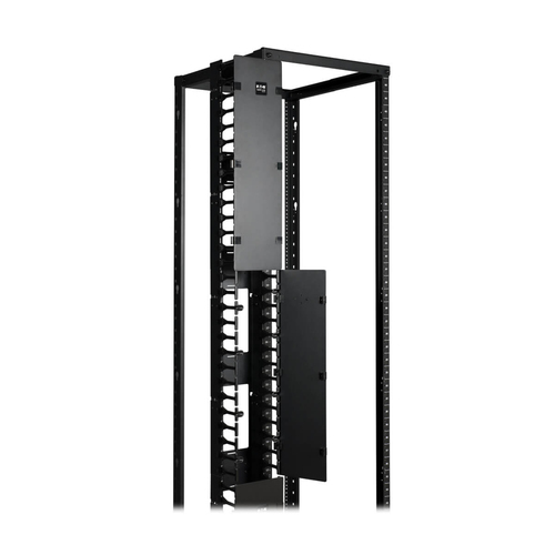 Tripp Lite SRCABLEVRT6 SmartRack 6-in. (15.24 cm) Wide High Capacity Vertical Cable Manager - Double finger duct with cover