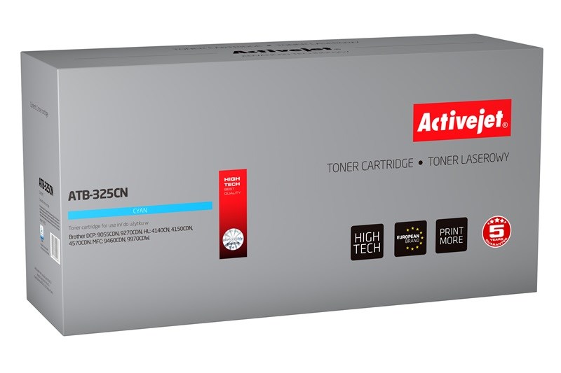 Activejet ATB-325CN toner (replacement for Brother TN-325C; Supreme; 3500 pages; cyan)