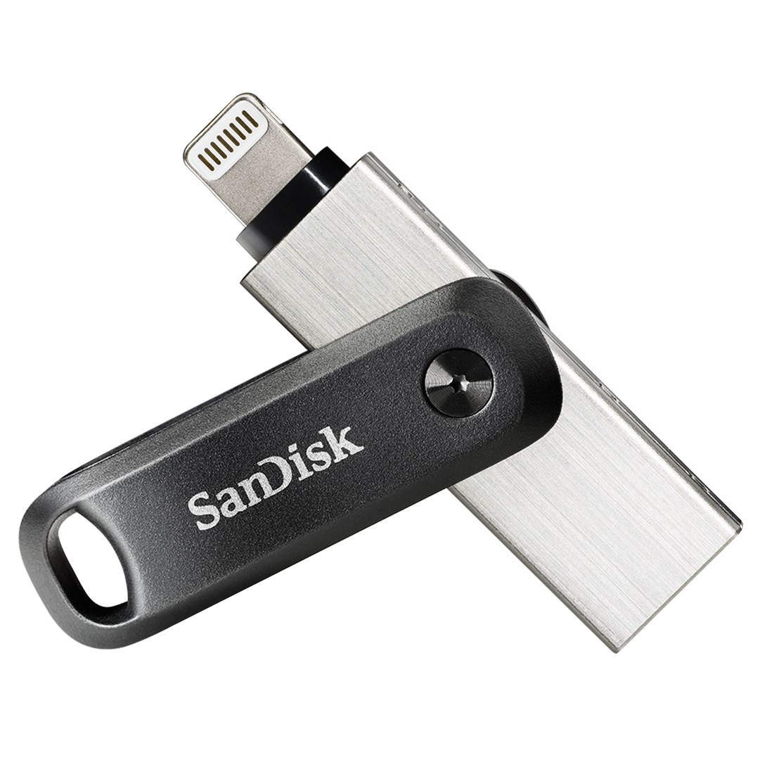 SanDisk 00183589 USB flash drive 256 GB USB Type-A / Lightning 3.2 Gen 1 (3.1 Gen 1) Black, Silver