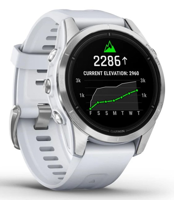Garmin Epix Pro (Gen 2) 3.05 Cm (1.2 ) AMOLED 42 Mm Digital 390 X 390 Pixels Touchscreen Silver Wi-Fi GPS (Satellite)