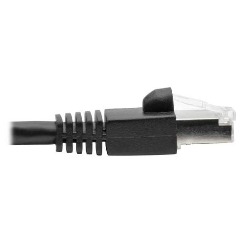 Tripp Lite N262-015-BK Cat6a 10G Snagless Shielded STP Ethernet Cable (RJ45 M/M), PoE, Black, 15 ft. (4.57 m)