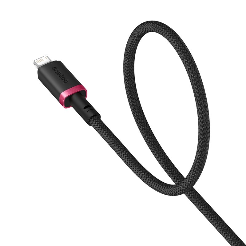 Baseus Dura Type A To Lightning 2.4A 2m Cable - Black/Red