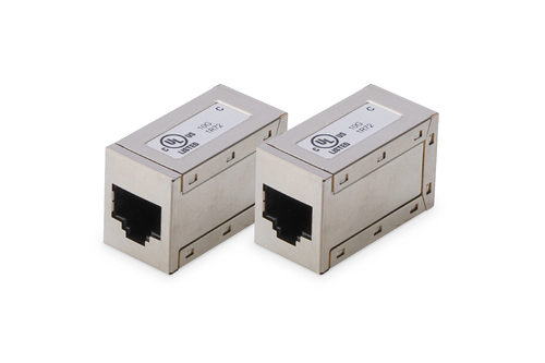 CAT 6, modular couplers, shielded - 2 pieces