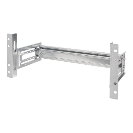 482.6 mm (19") rack-mount DIN rail panel, 4U
