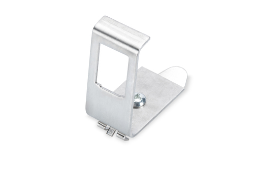 DIN rail adapter for 1x Keystone module