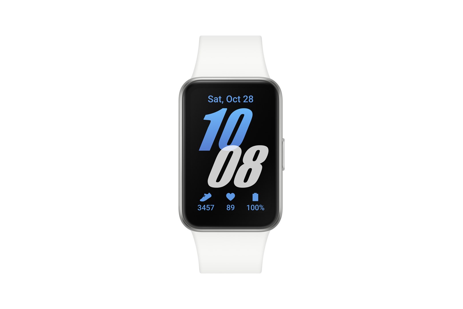 Samsung Galaxy Fit3 4.06 cm (1.6") AMOLED 40 mm Digital 256 x 402 pixels Touchscreen Silver