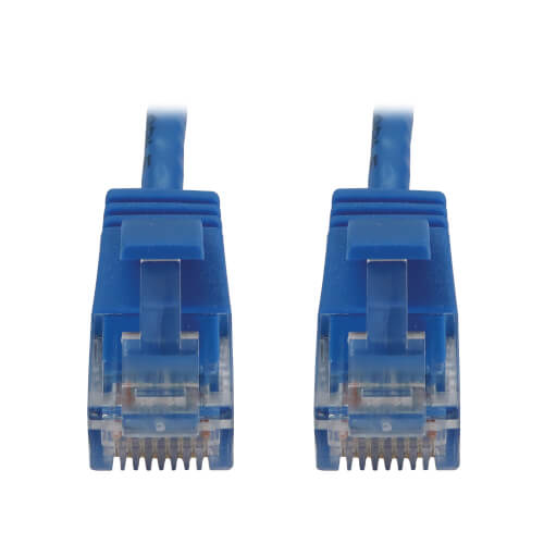Tripp Lite N261-006-BL Cat6a 10G Snagless Molded UTP Ethernet Cable (RJ45 M/M), PoE, Blue, 6 ft. (1.8 m)
