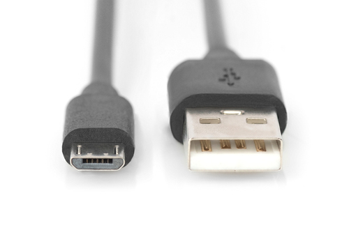 Digitus USB-A - Micro-B connection cable, 1.8m
