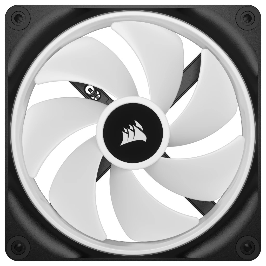 Corsair CO-9051004-WW computer cooling system Computer case Fan 14 cm Black, White 2 pc(s)