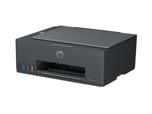 HP Smart Tank 581 All-in-One Printer, Home and home office, Print, copy, scan, Wireless; High-volume printer tank; Print from phone or tablet; Scan to PDF