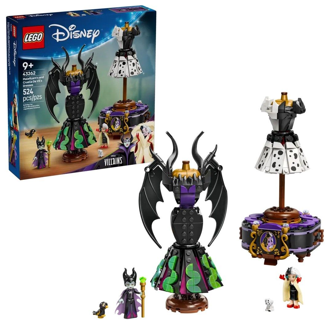LEGO DISNEY 43262 Maleficent'S And Cruella De Vil'S Dresse