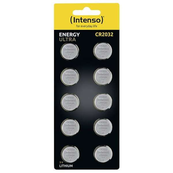 Intenso 7502430 household battery Single-use battery CR2032 Lithium-Manganese Dioxide (LiMnO2)