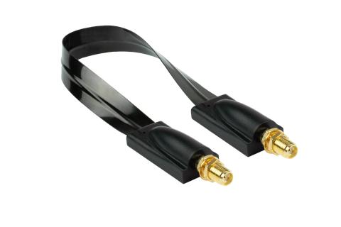 Kabelmeister FD-S20FF coaxial cable 0.227 m SMA Black