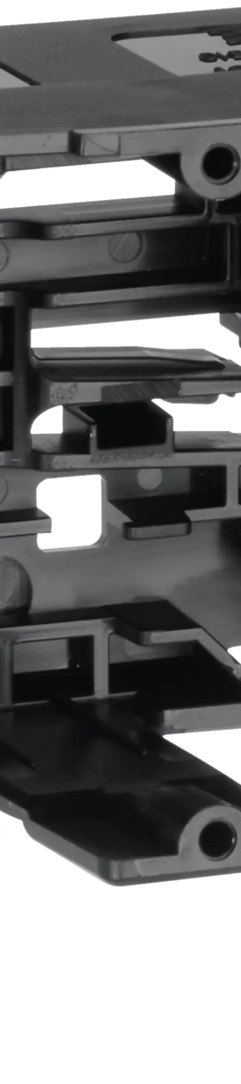 Hager GLS5510 mounting kit Black Polyamide
