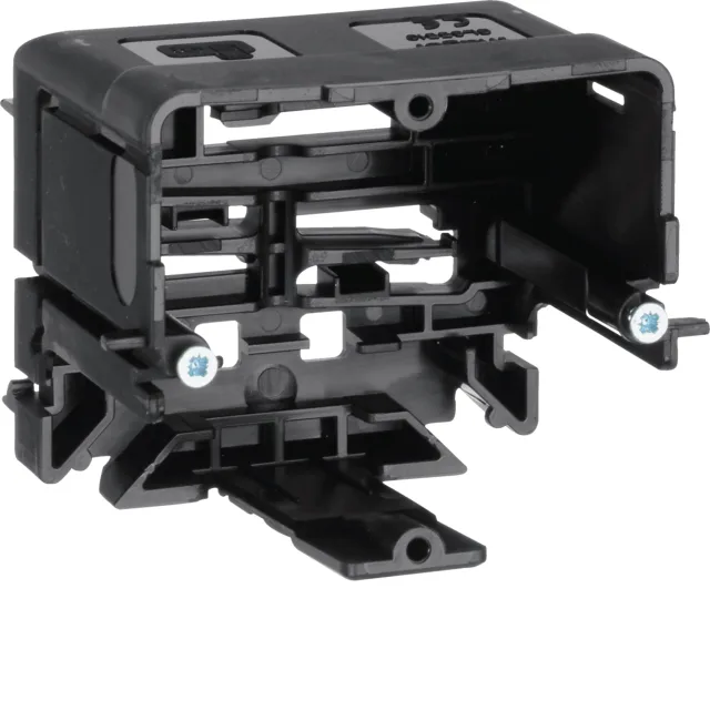Hager GLS5510 mounting kit Black Polyamide