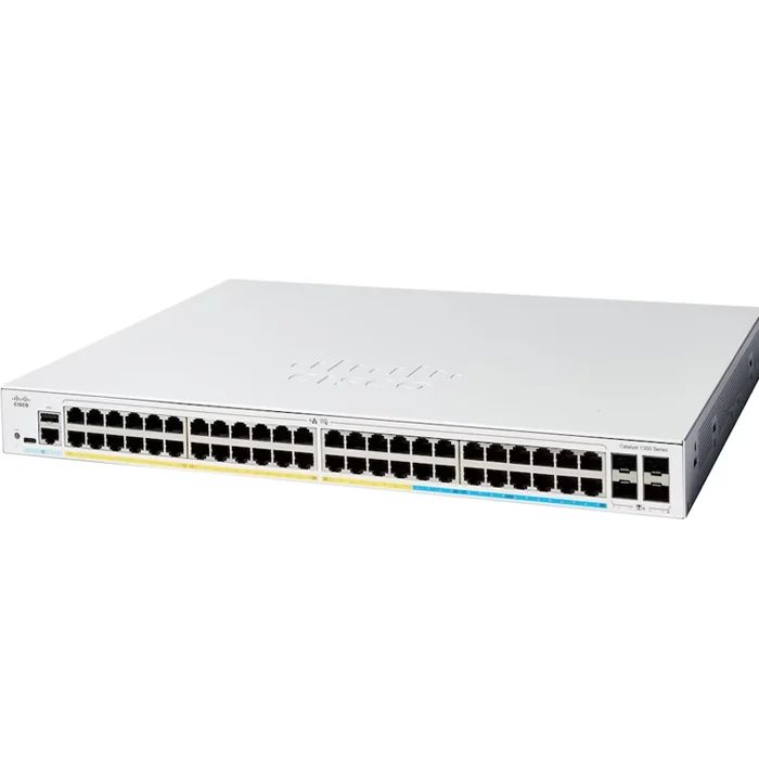 Cisco Catalyst C1300-48MGP-4X network switch Managed L2/L3 Gigabit Ethernet (10/100/1000) Power over Ethernet (PoE) Grey