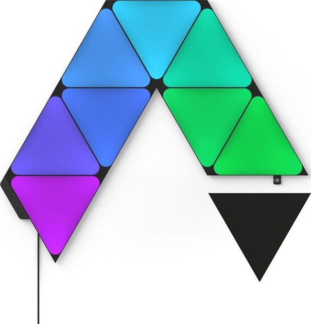 Nanoleaf | Shapes Black Triangles Starter Kit (9 panels) | 42 W | WiFi