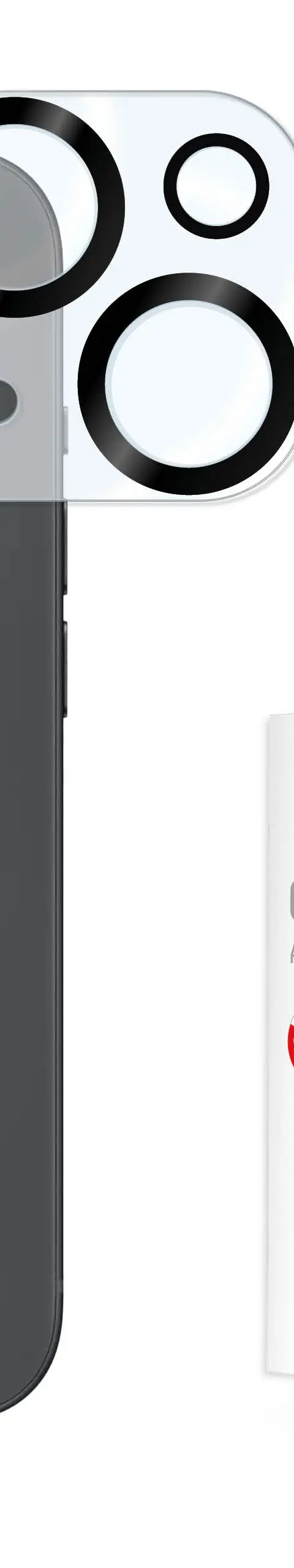 Displex Full Cover Camera Lens Glass iPhone 15/15 Plus, 10H, Full Camera Protector, Quick Mount, 2-Pack