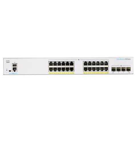 Cisco CBS350 Managed L3 Gigabit Ethernet (10/100/1000) Power over Ethernet (PoE) 1U Black, Grey