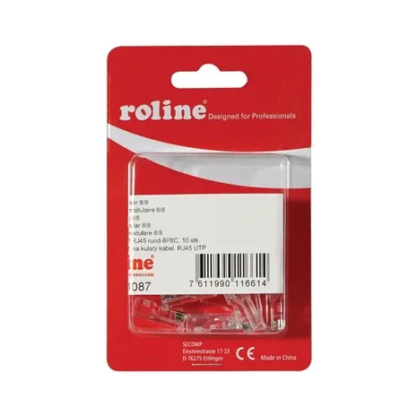 KAB ROLINE Patchkabel Cat.6 Class E UTP PoE Rot 5m