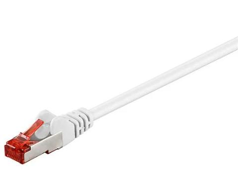Goobay 95491 networking cable White 10 m Cat6 S/FTP (S-STP) Round