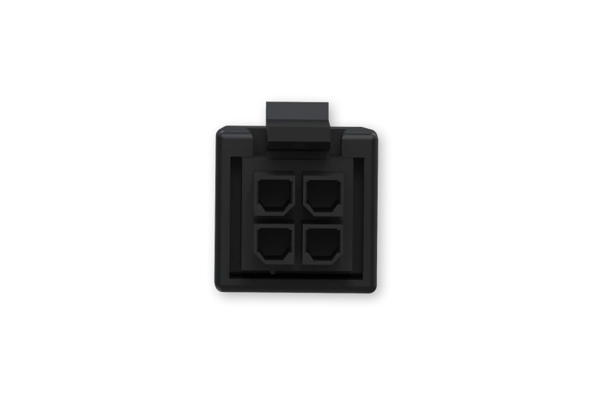 Teltonika 4-pin to 4-pin power cable Black 1 m