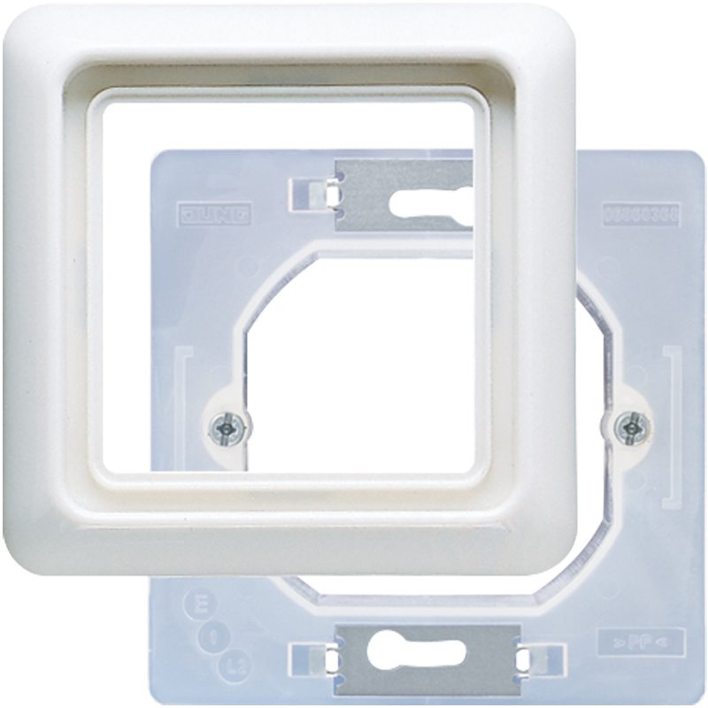 Jung CD 681 WU WW UP/WD-Abdeckrahmen 1f Mit Dichtflansch