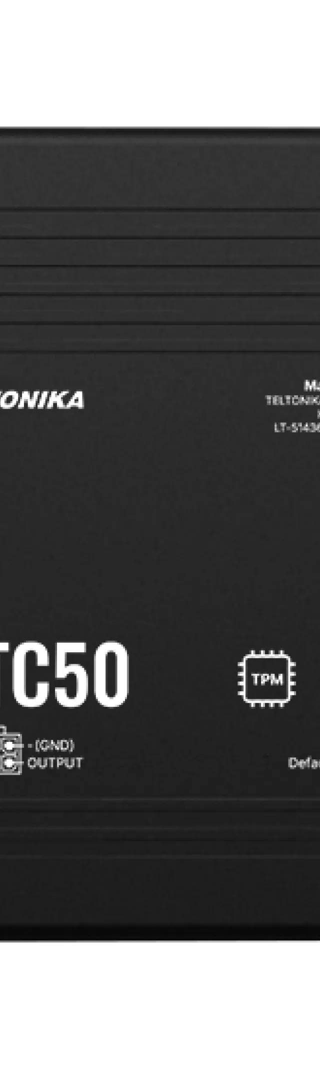 Teltonika RUTC50 wireless router Gigabit Ethernet Dual-band (2.4 GHz / 5 GHz) 5G Black
