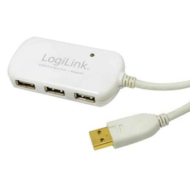 Logilink USB 2.0 Cable, USB-A/M To USB-B/M, 480 Mbps, Nylon, Metal, Black/Silver, 3 M