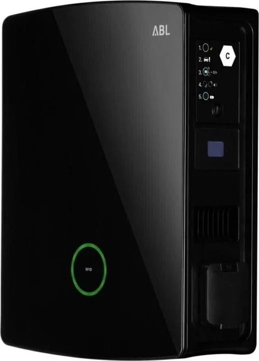 ABLE 100000020 Wallbox EM4 Twin Eichrechtskonform, Extender, 11/22 KW, 2x Type 2