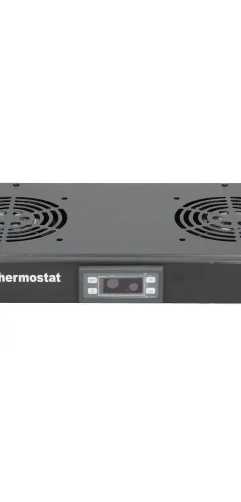 Extralink Fan panel 19", 2 fans, with thermostat