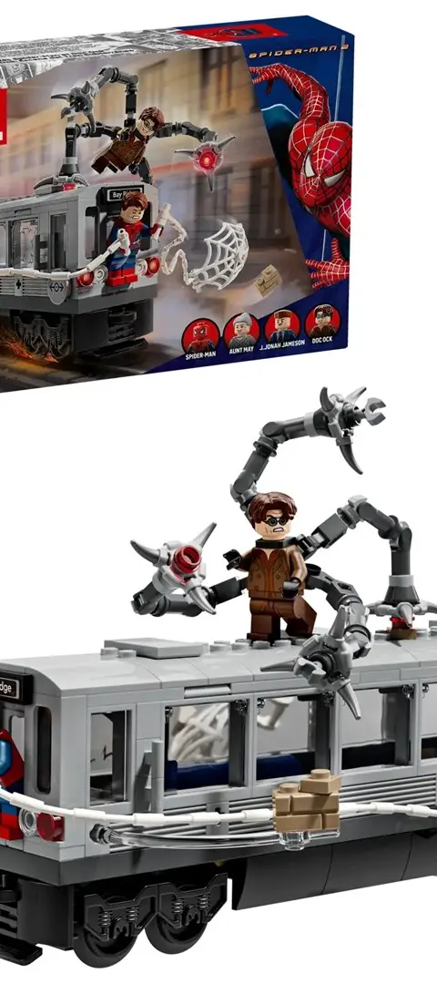 LEGO MARVEL 76321 Spider-Man Vs. Doc Ock Subway Train Scene