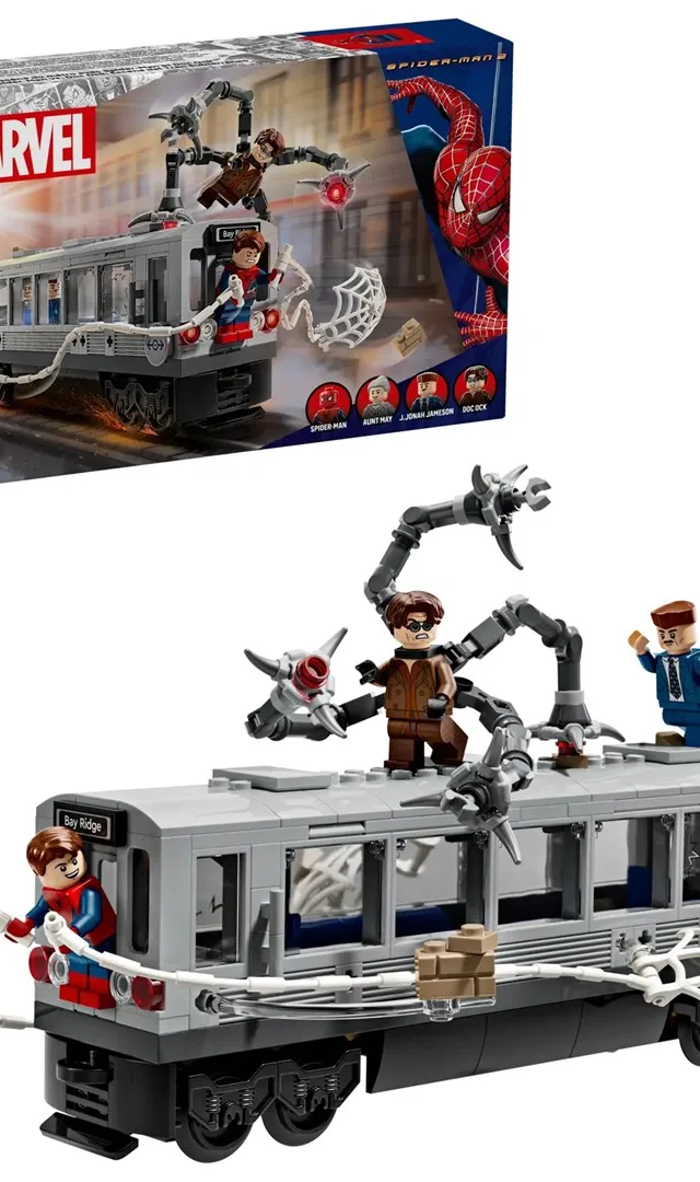 LEGO MARVEL 76321 Spider-Man Vs. Doc Ock Subway Train Scene