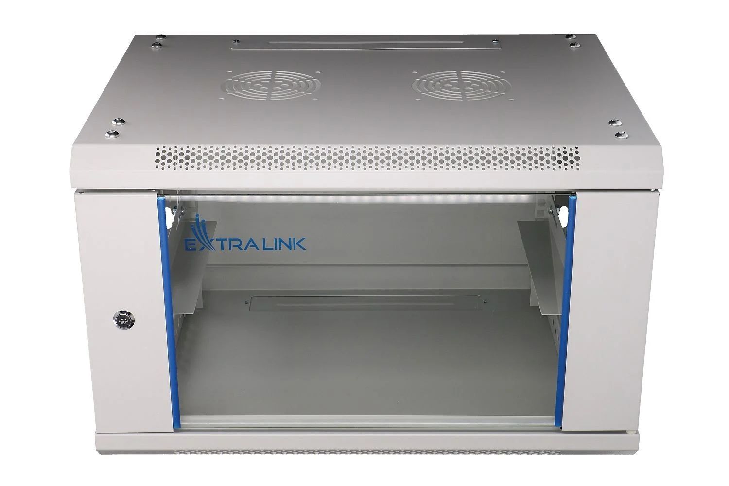 Extralink Rackmount cabinet 6U 600x600 Gray wall mounted