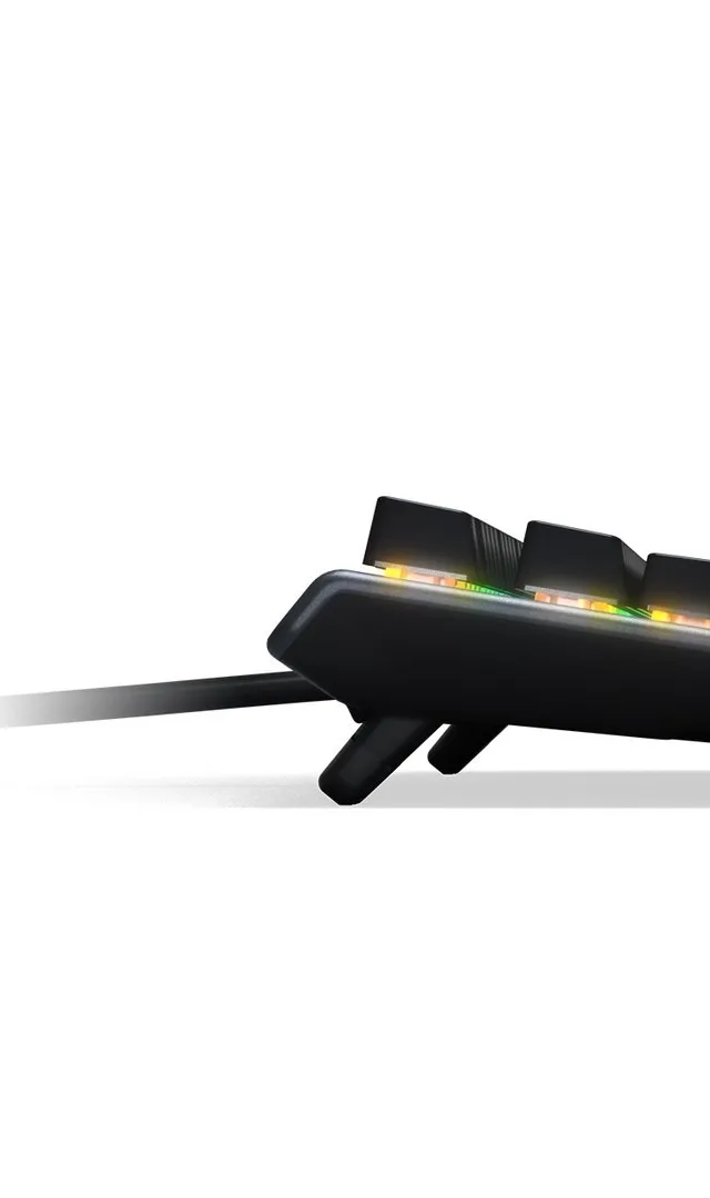 SteelSeries Gaming Keyboard Apex 3 Tenkeyless Gaming Keyboard RGB LED Light US Wired Whisper-Quiet Switches